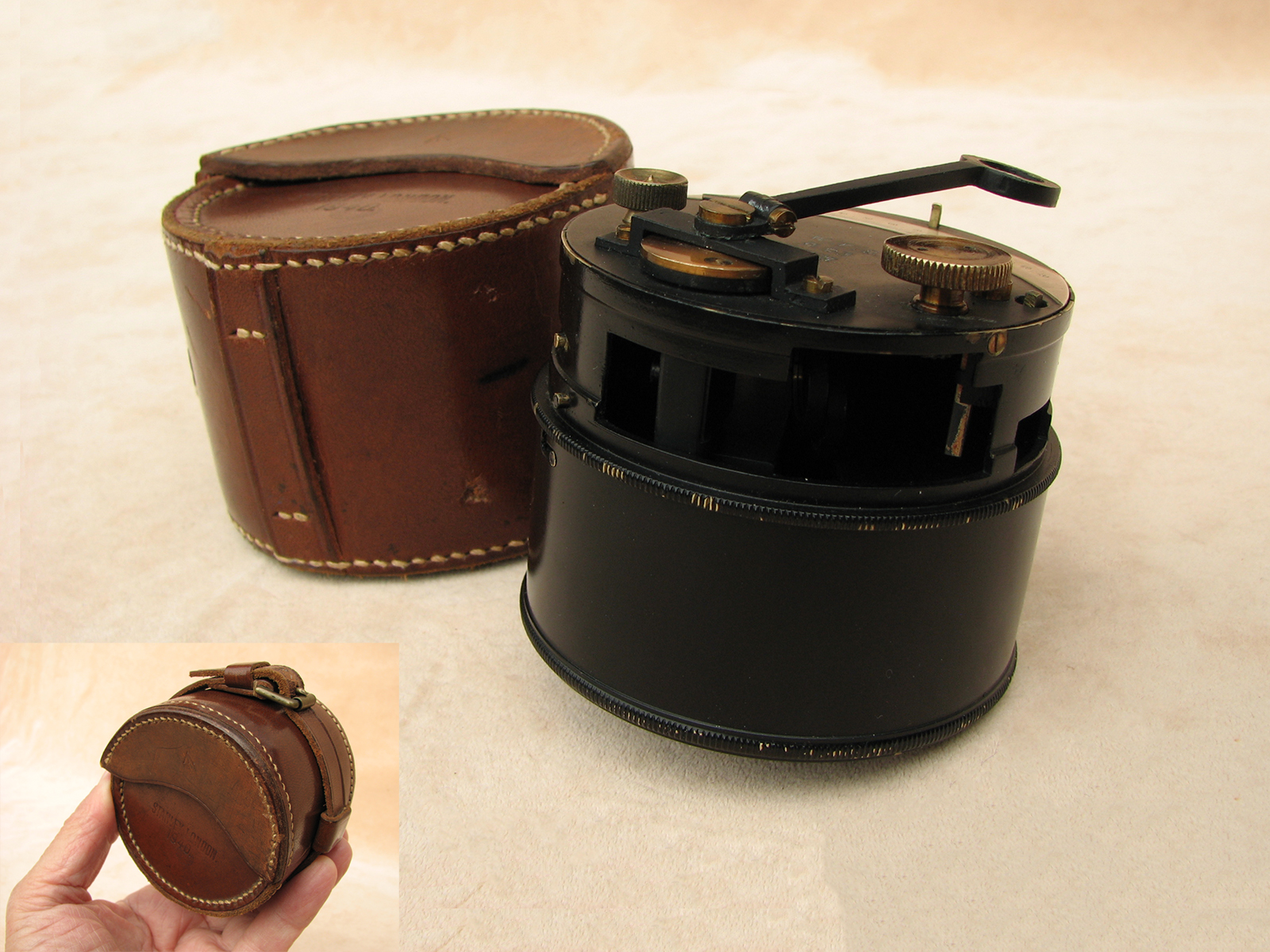 Genuine Stanley London WW2 MK III pocket sextant in case